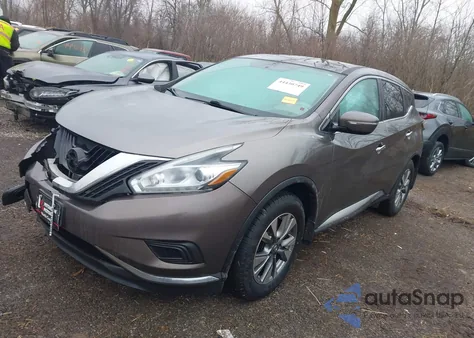 2015 Nissan Murano S из США, поврежденный, VIN 5N1AZ2MH4FN247468